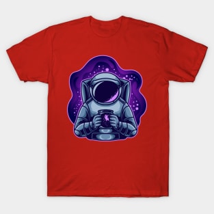 Astronaut Holding Butterfly T-Shirt